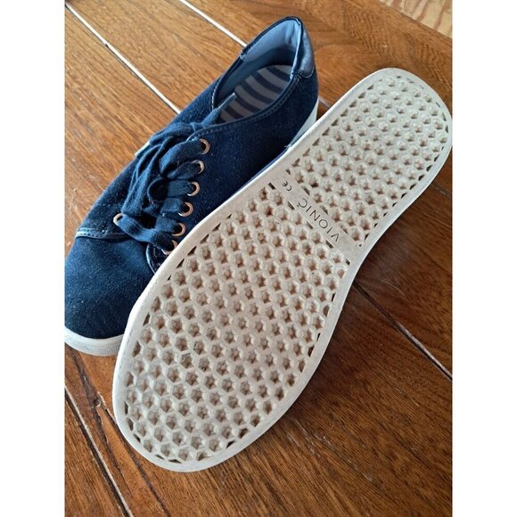 Vionic Jean Suede Navy Sneakers Tennis Shoes Slip On Low Top US 7 - Picture 2 of 6